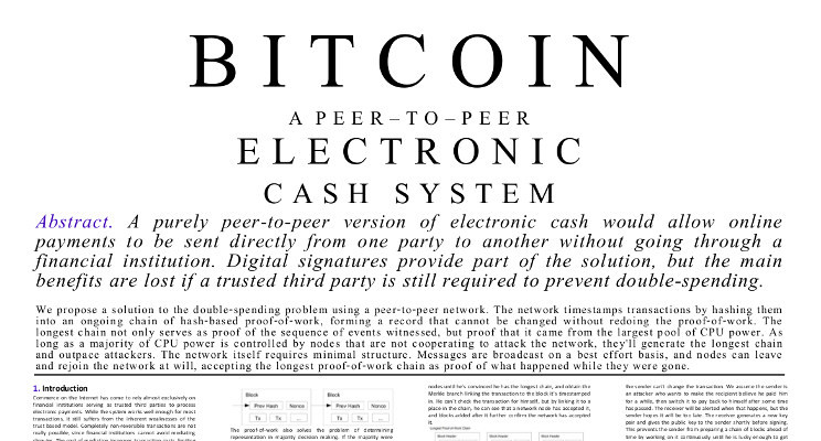 bitcoin whitepaper